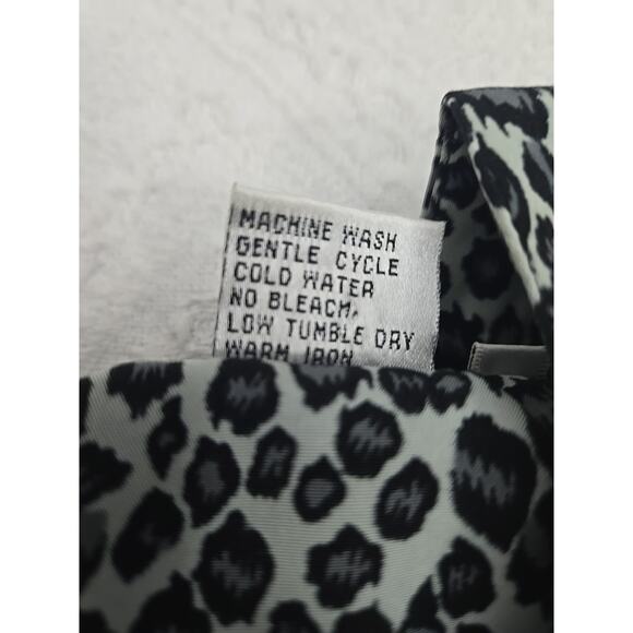 Victoria Moon Leopard Print Dress Sz M City Career Workwear - Picture 5 of 8